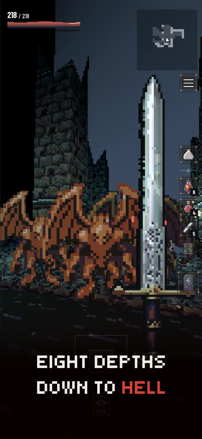 Winged horrors in the Sunken Bastion